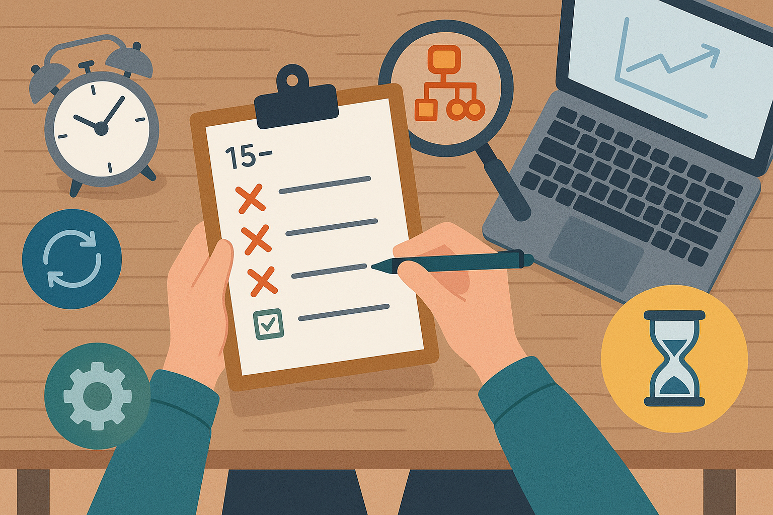 The 15-Minute Automation Audit: How to Find Your Biggest Time-Wasters (and Quickest Wins)